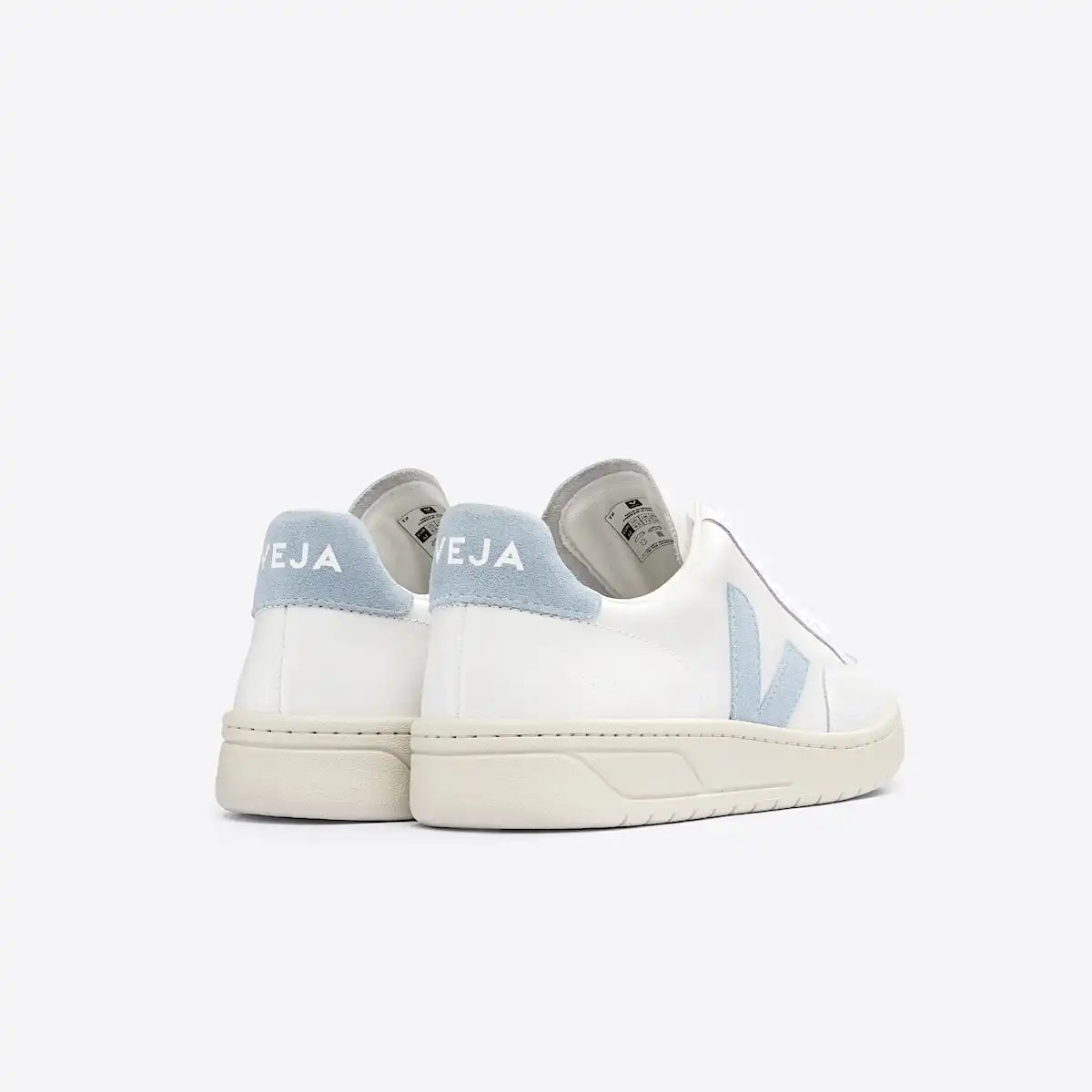 V-12 LEATHER WHITE STEEL