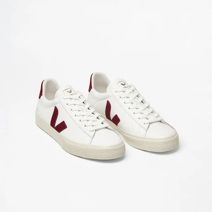 CAMPO LEATHER WHITE GRENAT