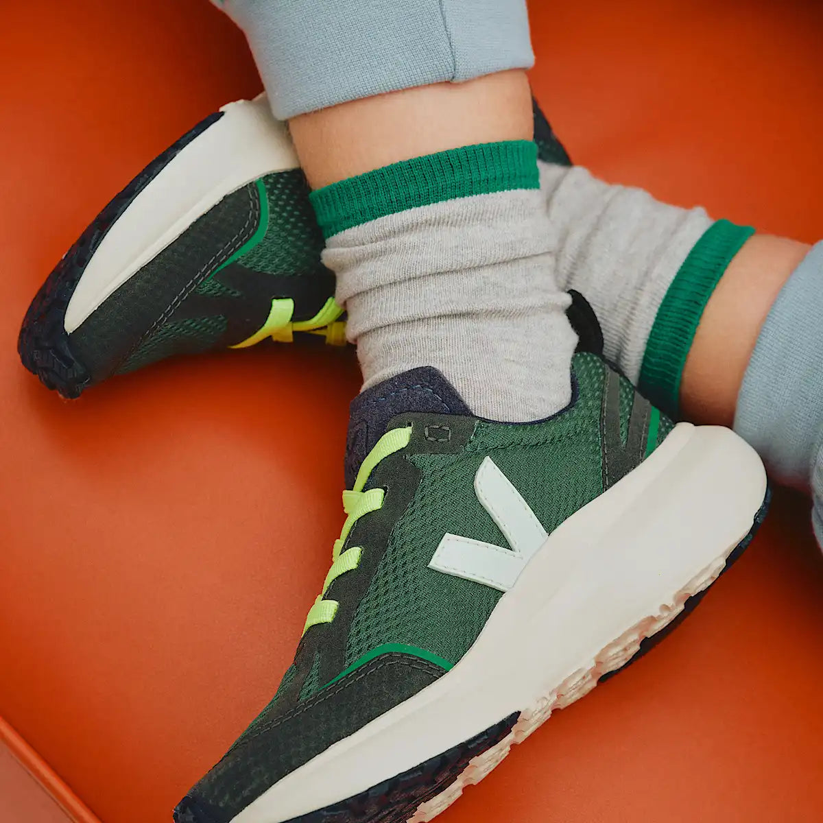 CANARY ELASTIC LACES ALVEOMESH POKER JADE