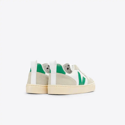 V-10 LEATHER WHITE EMERAUDE ALMOND