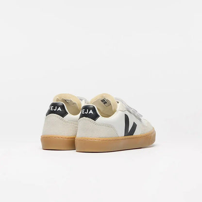 V-90 LEATHER WHITE BLACK NATURAL
