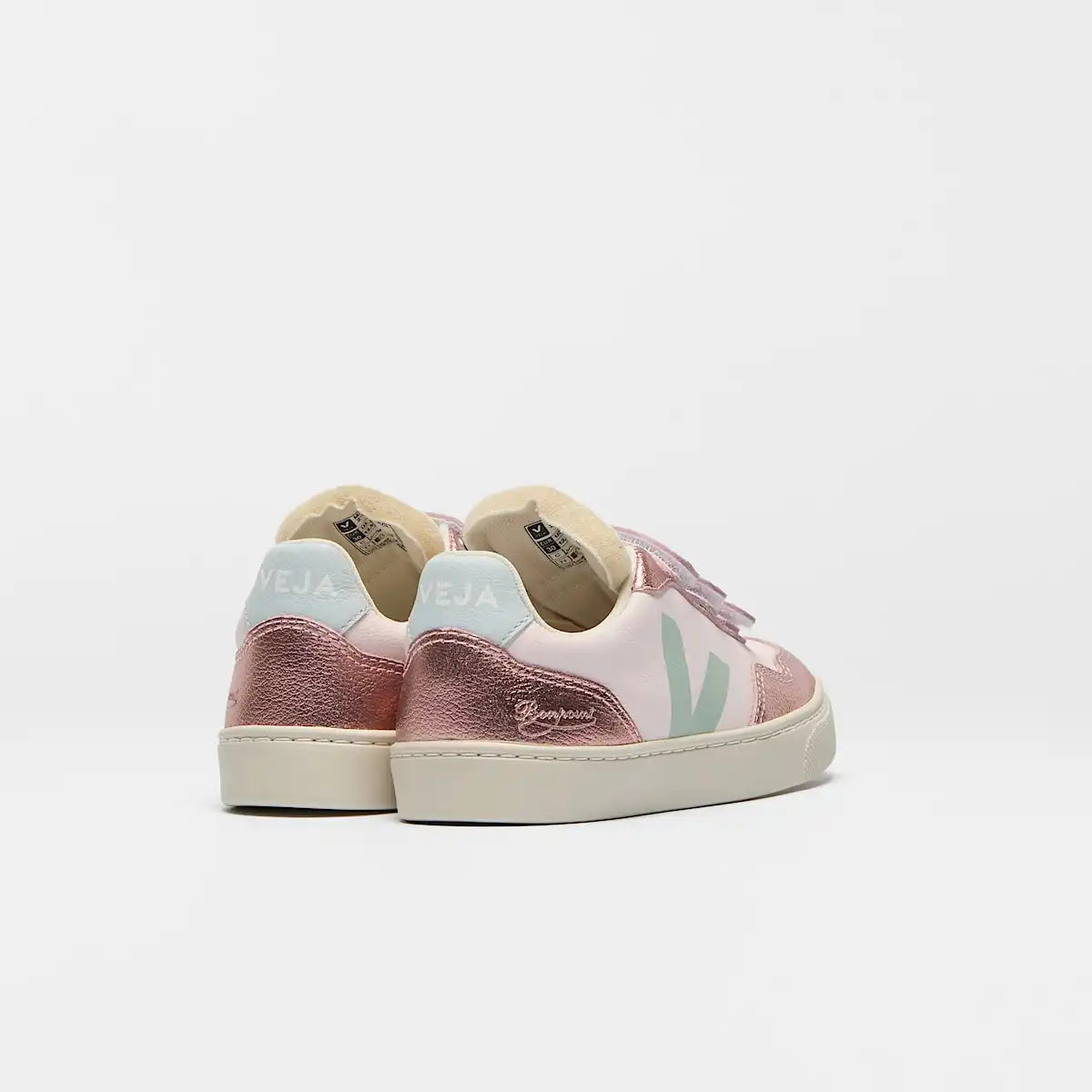 V-90 LEATHER VEJA X BONPOINT LASSI SUN NACRE