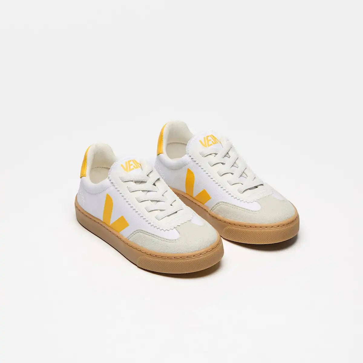 VOLLEY ELASTIC LACES CANVAS WHITE SUNSHINE NATURAL