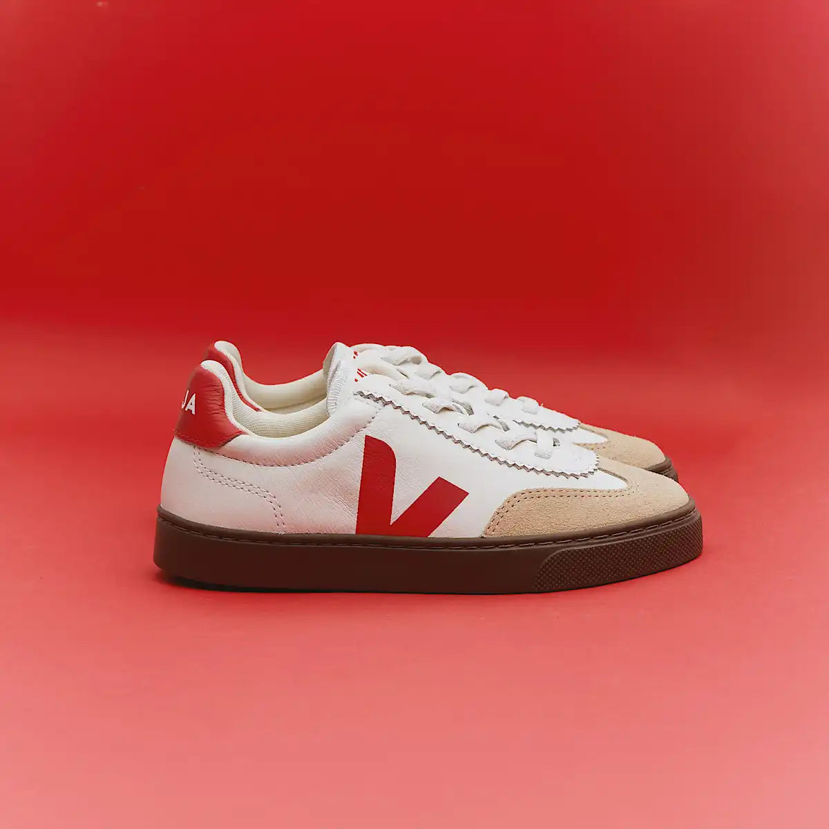 VOLLEY ELASTIC LACES LEATHER WHITE PIERRE PEKIN