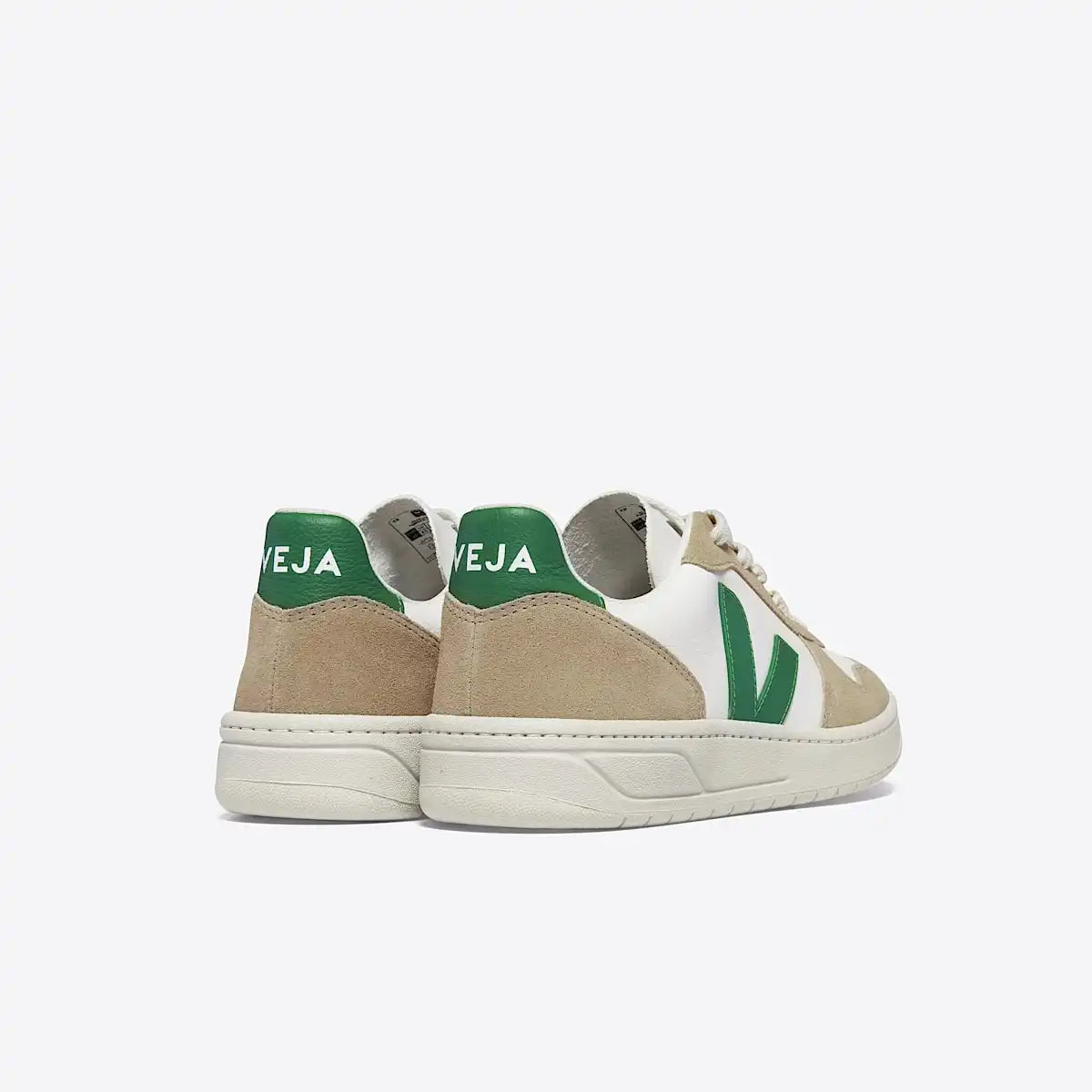 V-10 LEATHER WHITE EMERAUDE SAHARA