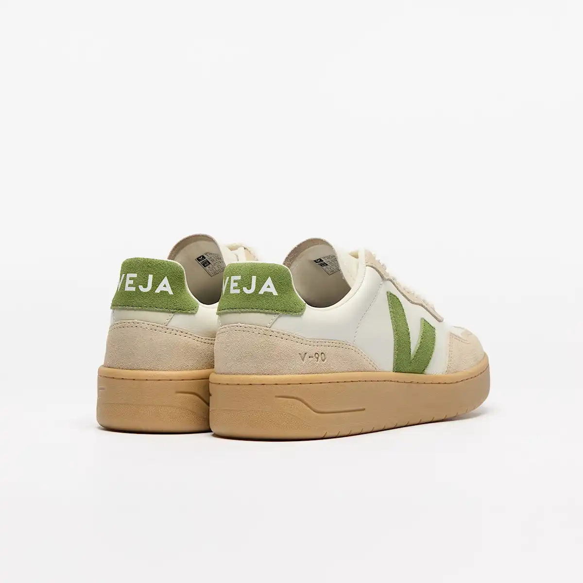 V-90 LEATHER PURE KIWI ALMOND NATURAL
