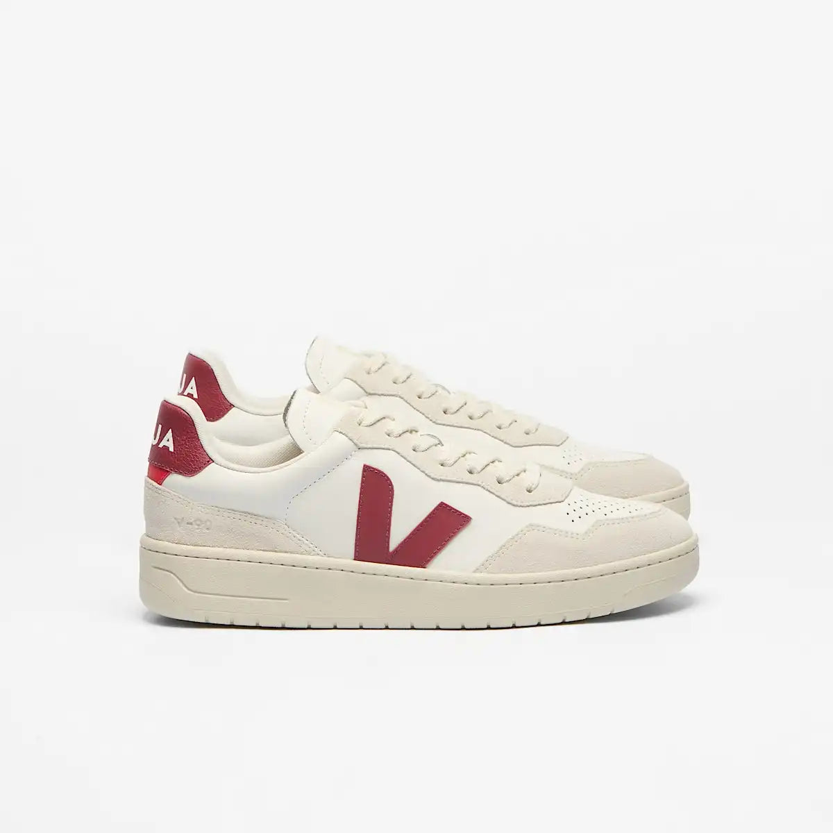 V-90 LEATHER WHITE MARSALA NATURAL