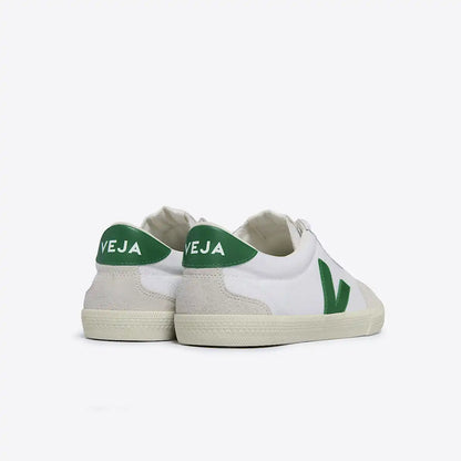 VOLLEY CANVAS WHITE EMERAUDE