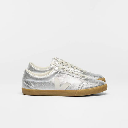VOLLEY LEATHER SILVER WHITE NATURAL
