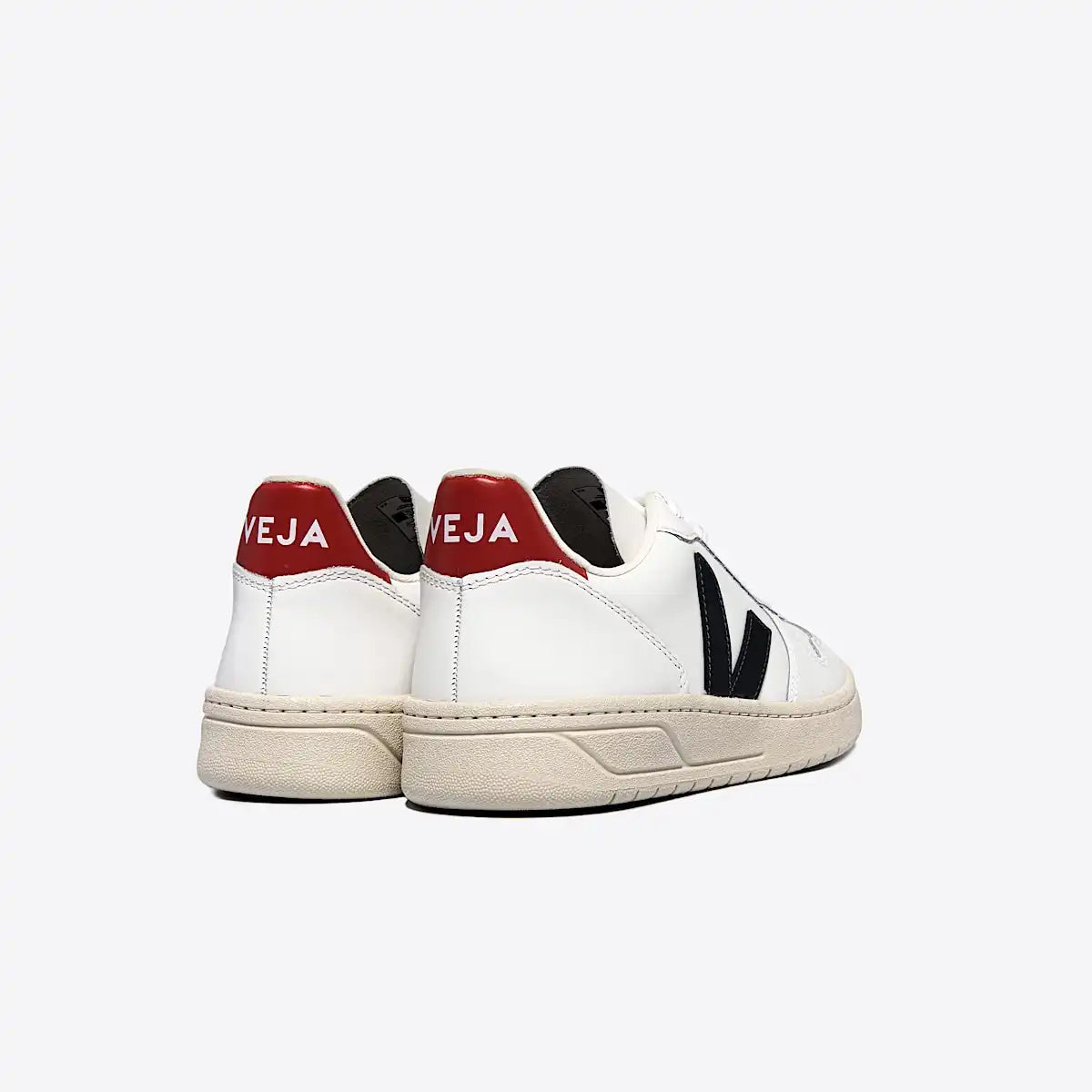 V-10 LEATHER WHITE NAUTICO PEKIN