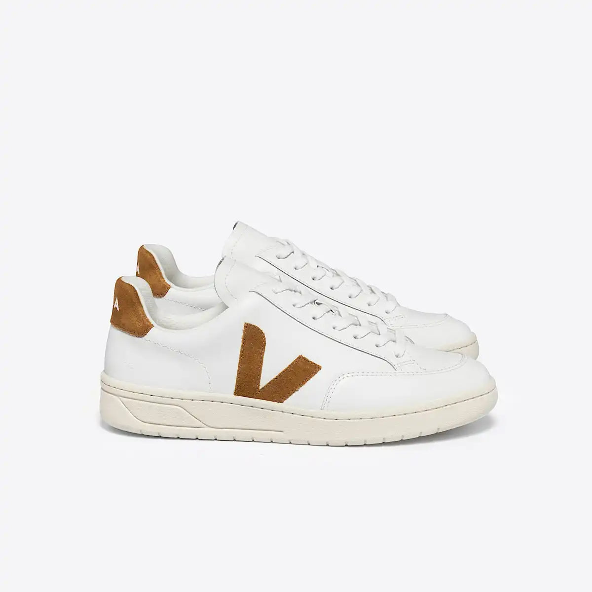 V-12 LEATHER WHITE CAMEL